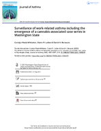 Surveillance of workrelated asthma including the emergence of a cannabisassociated case series in Washington State