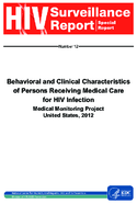 Behavioral and Clinical Characteristics of Persons Receiving Medical Care for HIV Infection Medical Monitoring Project United States 2012