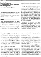 How the response to the epidemic of HIV infection has strengthened the public health system