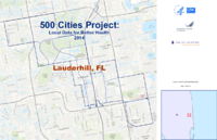 500 Cities Project Local Data for Better Health 2014 Lauderhill FL