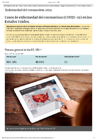 Casos de enfermedad del coronavirus COVID19 en los Estados Unidos desde el 23 de abril de 2020