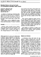Mortality patterns among the youth of a northeastern American Indian cohort
