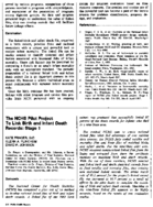 The NCHS pilot project to link birth and infant death records stage 1