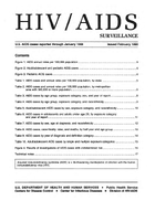 HIVAIDS Surveillance US AIDS cases reported through January 1990