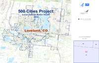 500 Cities Project Local Data for Better Health 2014 Loveland Colorado