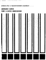 Criteria for a Recommended Standard Emergency Egress from Elevated Workstations