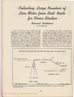 Collecting large numbers of live mites from bird nests for virus studies