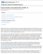 Excess Deaths Associated with COVID19 Provisional Death Counts for Coronavirus Disease COVID19 20200826