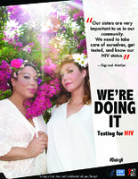Were Doing It Testing for HIV Gigi and Marilyn
