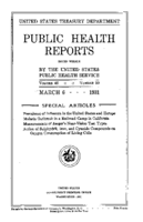 Public Health Reports  v 46 no 10  cover