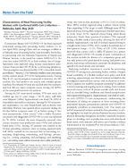 Notes from the Field Characteristics of Meat Processing Facility Workers with Confirmed SARSCoV2 Infection  Nebraska AprilMay 2020