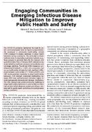 Engaging Communities in Emerging Infectious Disease Mitigation to Improve Public Health and Safety