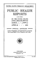 Public Health Reports  v 46 no 17  cover