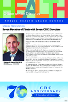 Seven decades of firsts with seven CDC directors  William L Roper MD MPH CDC Director 19901993