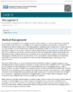 Evaluating and Caring for Patients with PostCOVID Conditions Interim Guidance Management