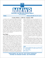 MMWR Morbidity and Mortality Weekly Report Vol 57 No 8 February 29 2008