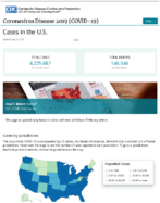 Coronavirus disease COVID19 cases in the US updated on July 27 2020