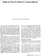 Design and test of a system for tracking referrals