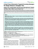 A Field Trial of Alternative Targeted Screening Strategies for Chagas Disease in Arequipa Peru