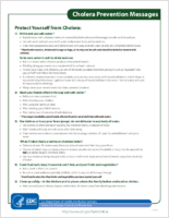 Cholera Prevention Messages 2011