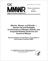 Morbidity and Mortality Weekly Report Recommendations and Reports May 22 1998  Vol 47  No RR8
