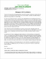 Message to HAN Coordinators