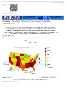 FluView Weekly US Map Influenza Summary Update