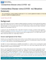 Coronavirus Disease 2019 COVID19 Situation Summary Updated February 25 2020