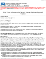 Fifty Years of Progress in Chronic Disease Epidemiology and Control