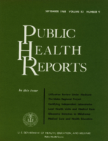 Public Health Reports  v 83  no 9  cover