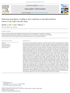 Deducing Atmospheric Conditions That Contribute to Elevated Pollution Events in the Salton Sea Air Basin