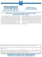 MMWR Morbidity and Mortality Weekly Report Dispatch  Vol 53 March 24 2004