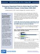 Emergency Department Visits by Adults Age 65 and Older with Alzheimer Disease United States 20202022