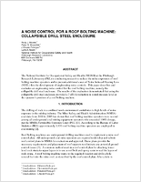 A Noise Control for a Roof Bolting Machine Collapsible Drill Steel Enclosure manuscript