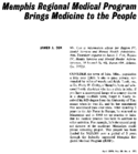 Memphis Regional Medical Program brings medicine to the people
