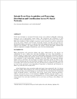Seismic Event Data Acquisition and Processing Distribution and Coordination Across PCBased Networks