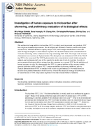 Investigation of human exposure to triclocarban after showering and preliminary evaluation of its biological effects
