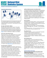 National Vital Statistics System Division of Vital Statistics Newsletter  November 2022