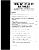 Public Health Rep  v 100 no 2  table of contents
