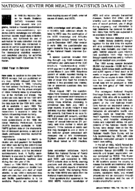 National Center for Health Statistics data line