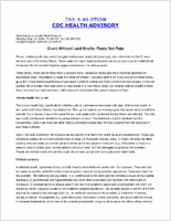 Giant African land snails  pests not pets