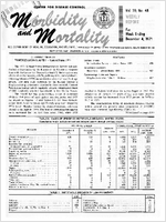 Morbidity and Mortality Weekly Report Vol 20 No 48 week ending December 4 1971