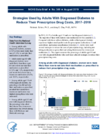 Strategies used by adults with diagnosed diabetes to reduce their prescription drug costs 20172018