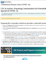 CDC in Action Preparing Communities for Potential Spread of COVID19 February 23 2020