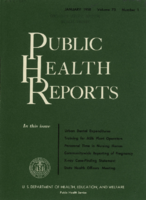 Public health reports  v 73 no 1  cover