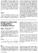 Introduction of a microcomputer for health research in a developing countrythe Bangladesh experience