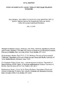 Study of Mortality Among Female Nuclear Weapons Workers