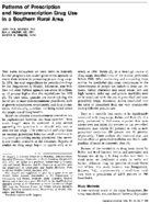 Patterns of prescription and nonprescription drug use in a southern rural area