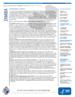 CDC Division of Global HIV  TB Country Profile Zambia July 2019