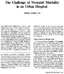 The challenge of neonatal mortality in an urban hospital